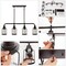 Jonathan Y Abbott 34" 4-Light Farmhouse Industrial Iron/Glass Linear LED Pendant, Oil Rubbed Bronze/Clear JYL7592A - alternate 12