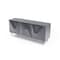 Homeroots 71in Dark Gray Wood Carved Abstract Sideboard With Three Doors 722662 - alternate 8