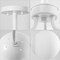 Jonathan Y Olivier 23.5" 3-Light Bohemian Farmhouse Iron/Frosted Glass LED Semi Flush Mount, White JYL7600D - alternate 9