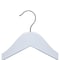 Nahanco 17in Low Gloss White Wooden Shirt Hanger, 100PK 20117 - alternate 5