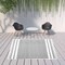 Homeroots 8' X 10' Gray Striped Handmade Indoor Outdoor Area Rug 533582 - alternate 6