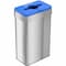 Hls Commercial Rectangular Recycle Bin, Silver, Stainless Steel HLS21UOTREC - alternate 1