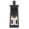Homeroots Alden 2-Light Matte Black Wall Light 398456 - alternate 5