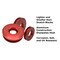 Lockjaw High Performance Recovery Ring fits 3/8in, 7/16in and 1/2in Dia. synthetic winch ropes, Red 29-03750500 - alternate 6
