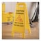 Carlisle Foodservice Wet Floor Sign (English/Spanish), 11 x 25 x 25, Yellow 3690000 - alternate 4