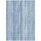 Homeroots 3' X 5' Sky Blue And Denim Blue Botanical Leaves Washable Indoor Outdoor Area Rug 581984 - alternate 6