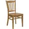 Flash Furniture Hercules Restaurant Chair, Wood Back, 17-1/2 in W 20-3/4" L 34-1/2" H XU-DGW0008VRT-NAT-GG - alternate 1