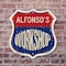 Signmission Alfonso's Workshop, 6 Inch X 6 Inch, Plastic Sign SHI-P-6-489-ALFONSO - alternate 5
