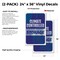 Signmission Climate Controlled Storage, Vinyl Decals Only 24 Inch x 36 Inch, Vinyl Decal, 2PK DSB-2436-2PACK-30364 - alternate 2