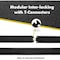 Kable Kontrol Cable Protector, 1 in H, 5 ft L, 5-1/4 in W, 1 Channel, Rubber, Black FCC999-60-BLACK - alternate 3