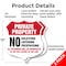 Signmission Private Property Shield Label Set No Sol, 12 inch X 12 inch, Plastic Sign, 2PK SHI-P-2PACK-12-439 - alternate 3