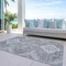Homeroots 9' X 12' Gray And Ivory Medallion Washable Indoor Outdoor Area Rug 589042 - alternate 6