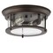 Jonathan Y Lauren 13.25" 2-Light Metal/Glass LED Flush Mount, Oil Rubbed Bronze JYL7446B - alternate 7