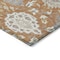 Homeroots 5' X 8' Copper Ivory And Gray Damask Washable Indoor Outdoor Area Rug 599407 - alternate 6