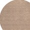 Homeroots 8' Brown And Beige Round Geometric Washable Indoor Outdoor Area Rug 594415 - alternate 5
