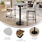 Flash Furniture 31.25" RD Tabletop, Seamless Surface Technology, Gray Faux Concrete, 18" Round Black Bar Height Base ST-RD31-CMGY-TR18B-GG - alternate 7