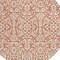 Homeroots 8' Coral And Ivory Round Damask Washable Indoor Outdoor Area Rug 595129 - alternate 4