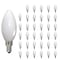 Bulbrite LED Filament 5W Dimmable B11 Light Bulb, Milky Glass, Candelabra E12 Base, 2700K, 500lu, 36PK 861764 - alternate 1