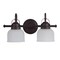 Jonathan Y Virginia 17.25" 2-Light Metal/Glass LED Vanity Light, Oil Rubbed Bronze JYL7408C - alternate 10