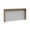 Homeroots 39" White and Natural Wall Mounted Floating Desk 403783 - alternate 6