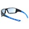 General Electric 04 Series Anti-Fog Impact-Resistant Safety Glasses Smoke Lens Black/Blue Frame 1 pk GE104SAF - alternate 5
