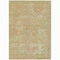 Homeroots 5' X 8' Salmon Fern Green And Beige Floral Medallion Washable Indoor Outdoor Area Rug 616629 - alternate 7