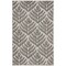 Homeroots 3' X 4' Charcoal Floral Indoor Outdoor Area Rug 527644 - alternate 6