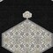 Homeroots 3' X 5' Black Gray And Ivory Oriental Washable Indoor Outdoor Area Rug 598172 - alternate 8
