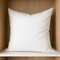Homeroots 24" White Cotton Down Blend Throw Pillow Insert 608276 - alternate 1