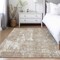 Homeroots 3' X 5' Taupe And Ivory Abstract Washable Indoor Outdoor Area Rug 598004 - alternate 7