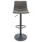 Leisuremod Tilbury Modern Adjustable Bar Stool with Footrest and 360-Degree Swivel, Grey TS29GR - alternate 5