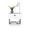 Homeroots 20" White Wood One Drawer Nightstand 526155 - alternate 13