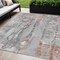 Homeroots 5' X 8' Copper And Gray Abstract Washable Indoor Outdoor Area Rug 632114 - alternate 1