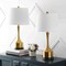 Jonathan Y Cooper 26" Classic French Country Iron LED Table Lamp with USB Charging Port, Brass Gold, 2PK JYL4045A-SET2 - alternate 5