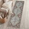 Jonathan Y Superbia Boho Medallion Border Non-Slip Machine-Washable Green/Brown 2 ft. x 8 ft. Runner Rug WSH502C-28 - alternate 1