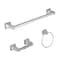 Oakbrook Collection Brushed Nickel Die Cast Zinc Bath Hardware Set BH-OB30000BN - alternate 3