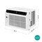 Hisense 6,000 BTU Window Air Conditioner, 250 Sq. Ft. AAW06CR26 - alternate 5