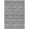 Homeroots 8' X 10' Gray And Silver Geometric Washable Indoor Outdoor Area Rug 610712 - alternate 8