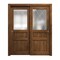 Sartodoors Sliding Closet Bypass Doors 72 x 80 inches, Ego 5011 Cognac Oak Veneer, Rails Hardware Set, Wood EGO5011DBD-DKO-72 - alternate 1