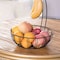 Basicwise Wire Metal Fruit Basket Holder with Banana Hanger, Set of 2 QI003494.2 - alternate 9