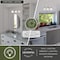 Vaxcel Huntley 3 Light Satin Nickel Farmhouse Schoolhouse Bathroom Vanity Fixture W0171 - alternate 1