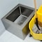 Amgood Stainless Steel Floor Mop Sink 25 in. x 33 in. x 16 in. Sink SINK MS-253316-Z - alternate 4