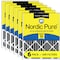 Nordic Pure 20x20x4 Plus Carbon Pleated Air Filter, High Capacity, MERV 10, 6 PK 20x20x4PM10C-6 - alternate 1