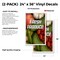 Signmission Fresh Produce, Vinyl Decals Only 24 Inch x 36 Inch, Vinyl Decal, 2PK DSB-2436-2PACK-Fresh Produce - alternate 2