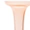 Homeroots Set of Two 11" Pink Glass Trumpet Table Vases, 2PK 632605 - alternate 5