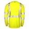Dome75 Hi-Vis Long Sleeve Shirt, ANSI/ISEA 107-2020 Class 3, 100% Polyester Birds-Eye Mesh, Hi-Vis Yellow DSL1431 - alternate 6