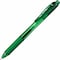 Pentel EnerGel-X Retractable Liquid Gel Pen, 0.5mm Needle Tip, Fine Line, Green Ink, 12PK BLN105-D - alternate 1