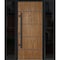 Vdomdoors Steel Door Deux 6683 Natural Oak 2 Sidelight Exterior Windows Sidelites/ Entry Door Painted W12+36+ DEUX6683EXD-OAK-W12+36+12 X H80-RH-I - alternate 1