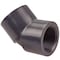 Nibco 450633 4 Threaded 45 Elbow PVC 80 CA05950 - alternate 1
