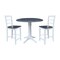 Whitewood Industries Extension Dining Tables, 45 in L, 38 in H, Parawood, 3 Piece Set K05-42DPT-27-S402-2 - alternate 1